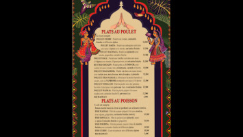 Indien à Montpellier Le Namaste menu