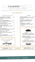 Tauwerk menu