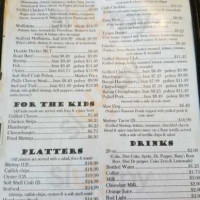 Yum's menu