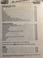 Alma's River Cafe menu