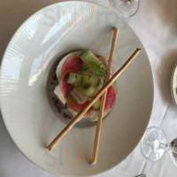 The Dining Room At The Omni Homestead food