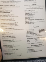 Carriage Inn menu