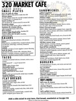 The 320 Market Cafe menu