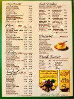 Sabor Unido menu