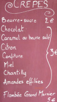 Chouette Galette menu