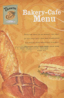 Panera Bread menu