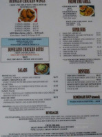 Sabatini’s Pizza menu