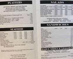 Matty's menu