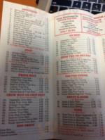 Jiang's Chinese menu