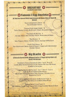 Braddock Inn menu