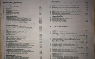 Asia Imbiss menu