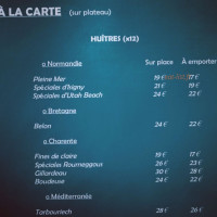 Le Plateau De Manu menu