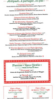 Nano Trattoria Lyon menu