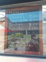 Food Trucks El Buen Taco menu