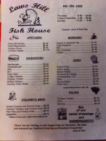 Laws Hill Fish House menu