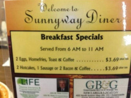 Sunnyway Diner food