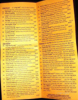 Joy Thai Cuisine menu