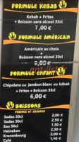 King Kebab menu