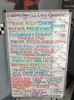 Chris's Corner menu