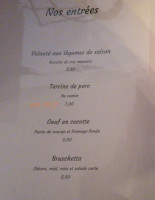 Moresco menu