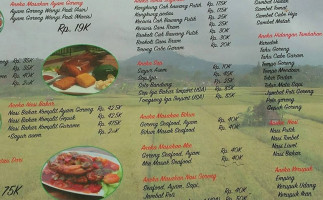 Wangi Padi Resto menu