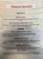 Ninuzzo Trattoria menu