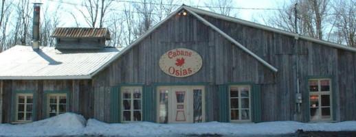 Cabane a sucre Osias inside