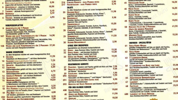 Restaurant Korfu Vassilakis Spiridon menu