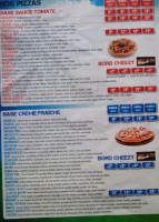 Delices Pizza Lisieux menu