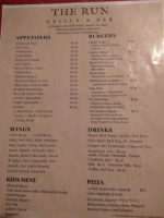 The Run Grille menu