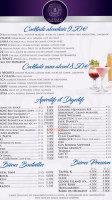 Le Balthazar menu