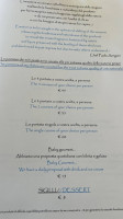 Antica Trattoria Del Risorgimento menu