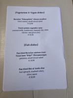 Ammergauer Maxbrau menu