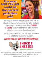 Chuck E. Cheese food