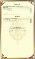 Siam Pad Thai menu