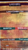 Andale Amigo menu