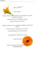 Auberge Des Tureaux menu