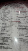 Argentina menu