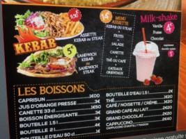 L’orient-asie menu