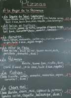 La Palmeraie menu