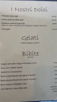 Hostaria La Diligenza menu