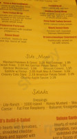 Dunderbak's Market Cafe menu