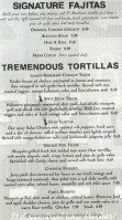 Chevys Fresh Mex menu