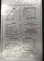 Mc Louds Country Cafe menu