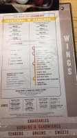 Buffalo Wild Wings menu