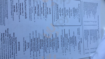 Lobster Pot Inc menu