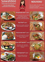 Sawatdee menu