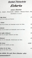 Polsterbräu menu