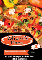 Miam's Pizza food