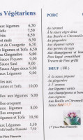 Le Viêt Nam menu